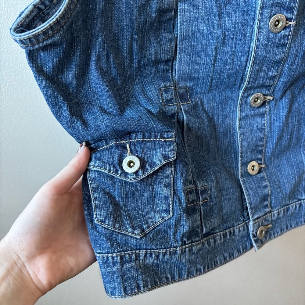 Tommy Hilfiger Denim Button Up Vest - Picture 2 of 8
